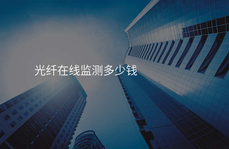  光纖在線監(jiān)測(cè)多少錢