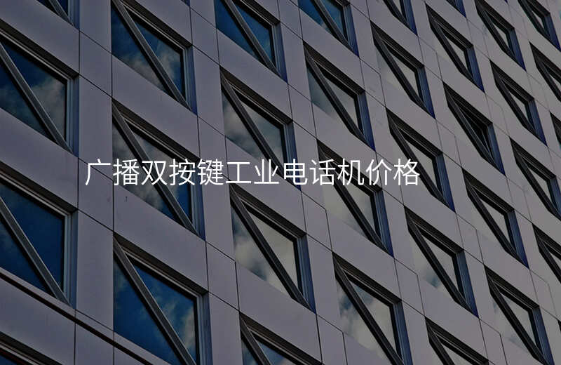  廣播雙按鍵工業(yè)電話機價格